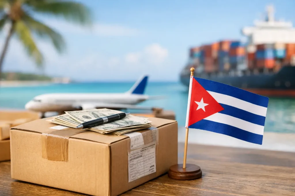 ¿Cuánto cuesta enviar un paquete a Cuba?