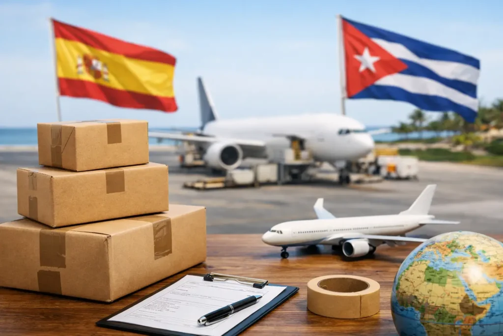 Envío de paquetería a Cuba desde España