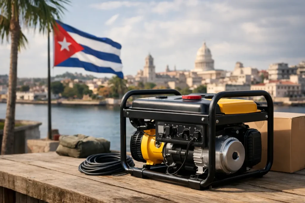 Plantas eléctricas para enviar a Cuba: qué elegir