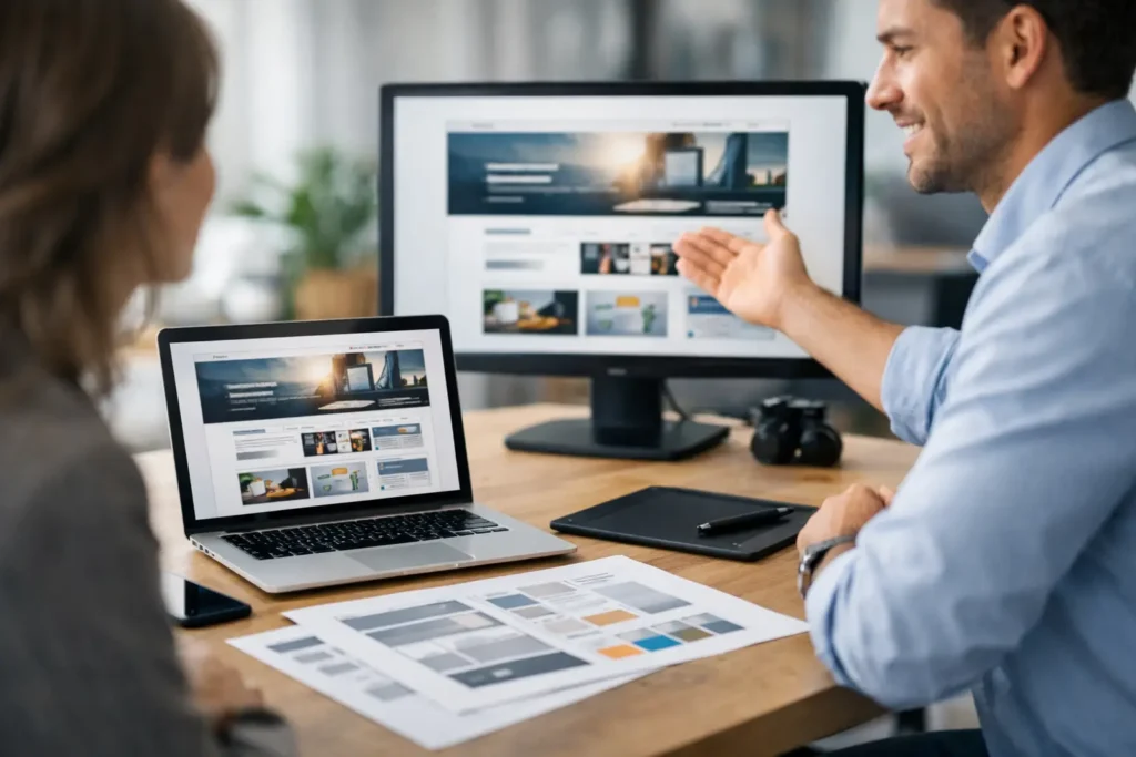 Professional web design service que vende