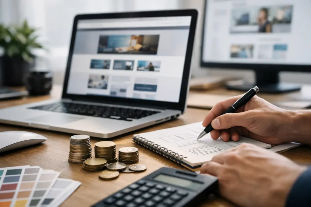 Professional website design price: cuánto pagar